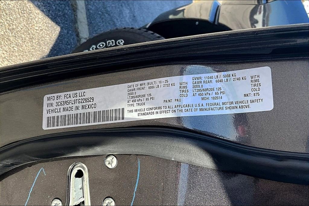 New 2026 RAM 2500 Laramie w/ Sport Appearance Package image 8