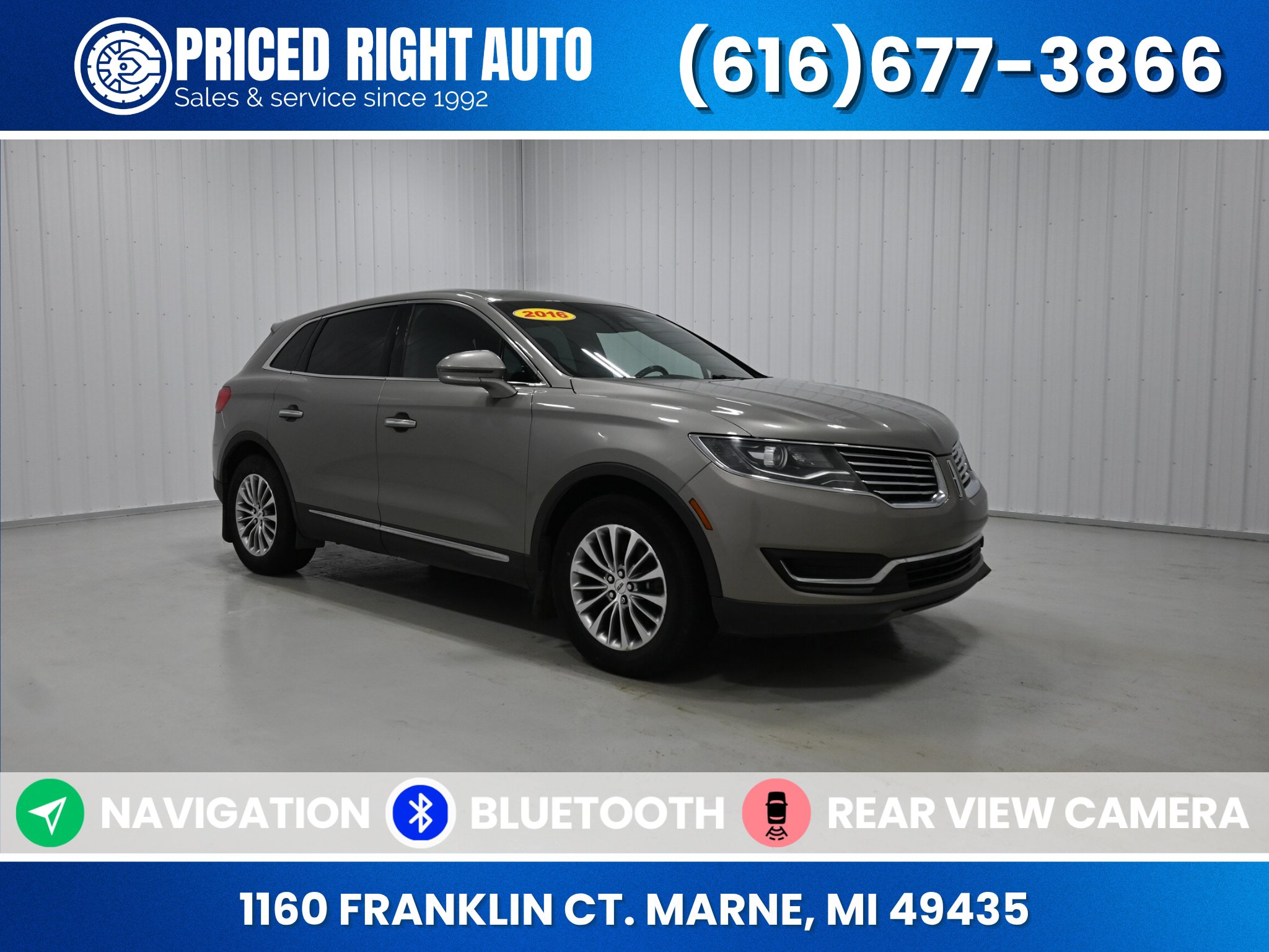 Used 2016 Lincoln MKX Select w/ Select Plus Package