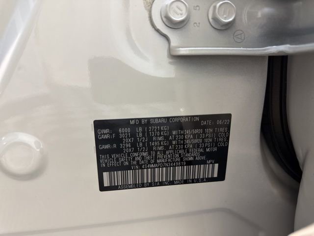 Certified 2022 Subaru Ascent Limited w/ Technology Package image 44