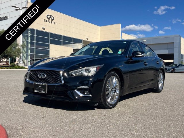Certified 2023 INFINITI Q50 Luxe w/ Cargo Package