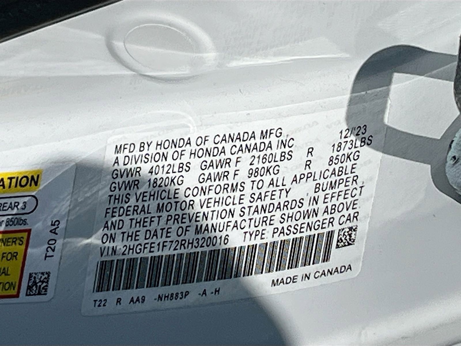 Used 2024 Honda Civic EX image 31