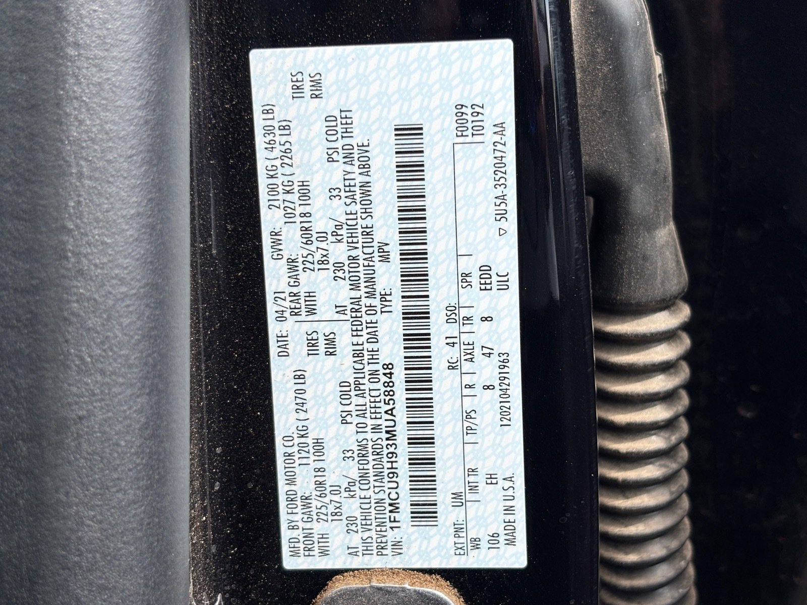 Used 2021 Ford Escape SEL AWD/4WD image 10