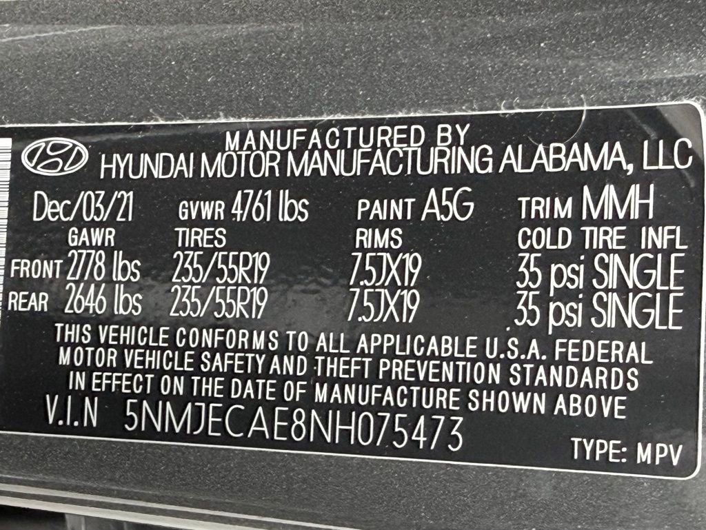 Used 2022 Hyundai Tucson Limited AWD/4WD image 43