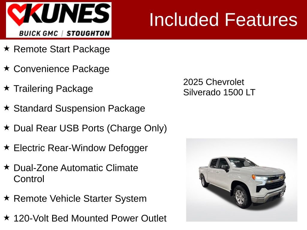 Used 2025 Chevrolet Silverado 1500 LT w/ Work Truck Package AWD/4WD image 3