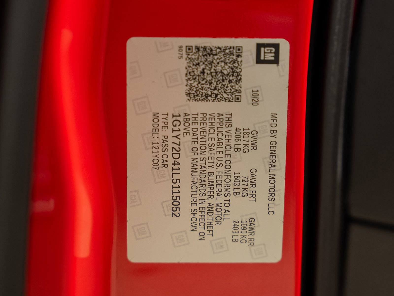 Used 2020 Chevrolet Corvette Stingray Preferred Cpe w/ 2LT Preferred Equipment Group image 60