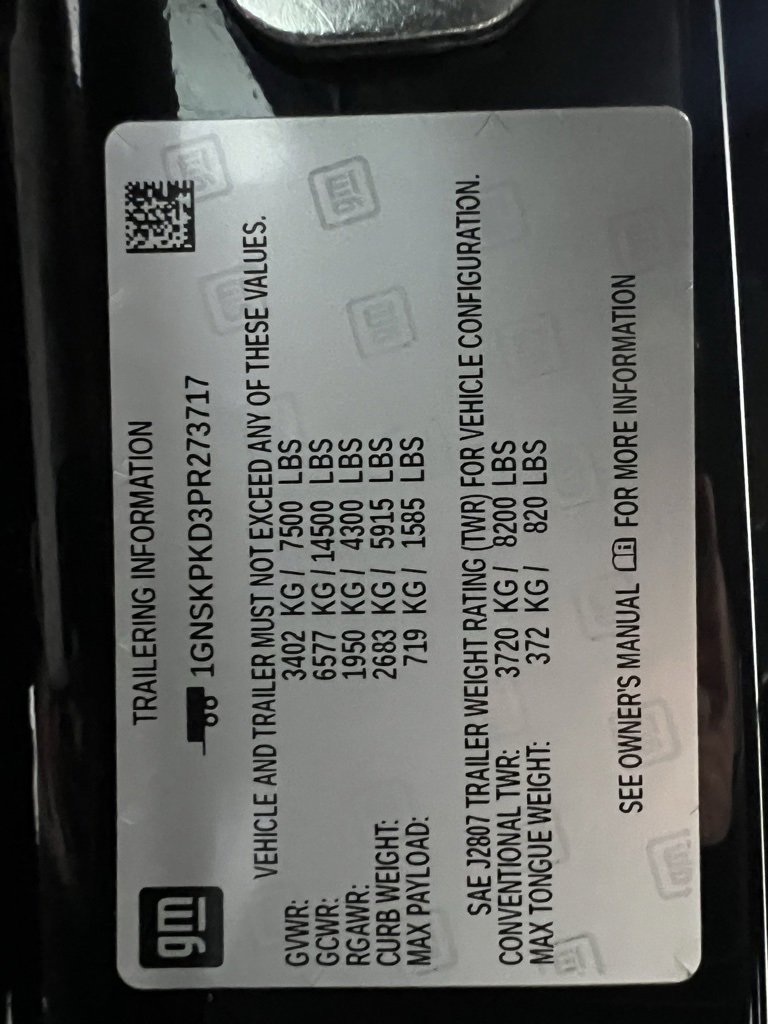 Used 2023 Chevrolet Tahoe Z71 w/ Z71 Off-Road Package image 60