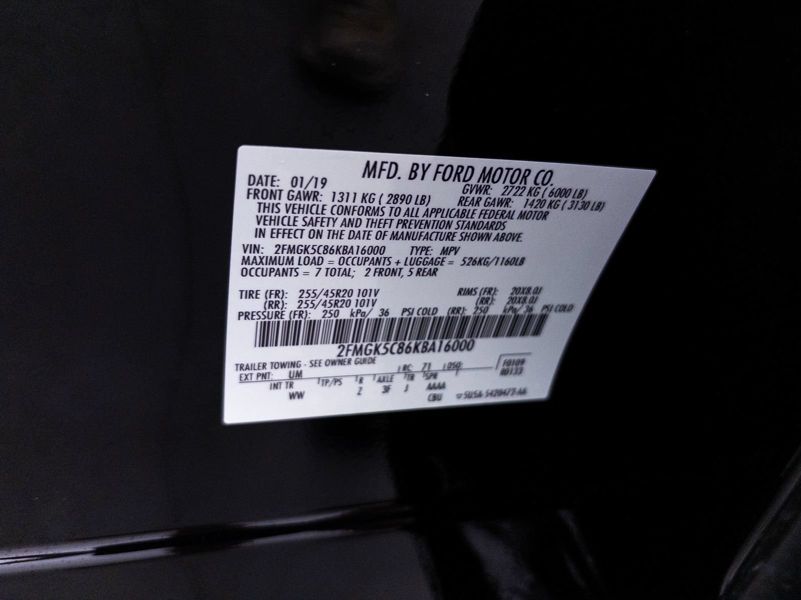 Used 2019 Ford Flex SEL w/ Equipment Group 202A FWD image 41