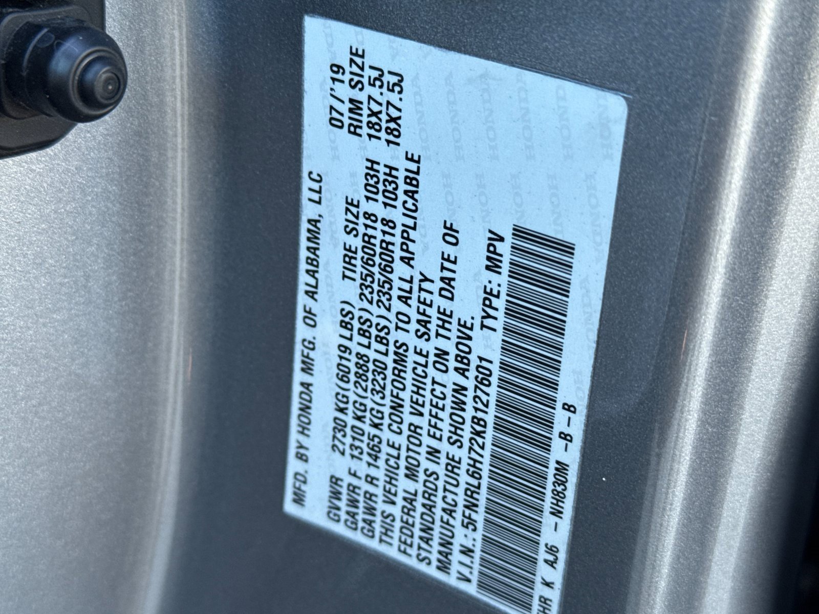 Used 2019 Honda Odyssey EX-L image 37