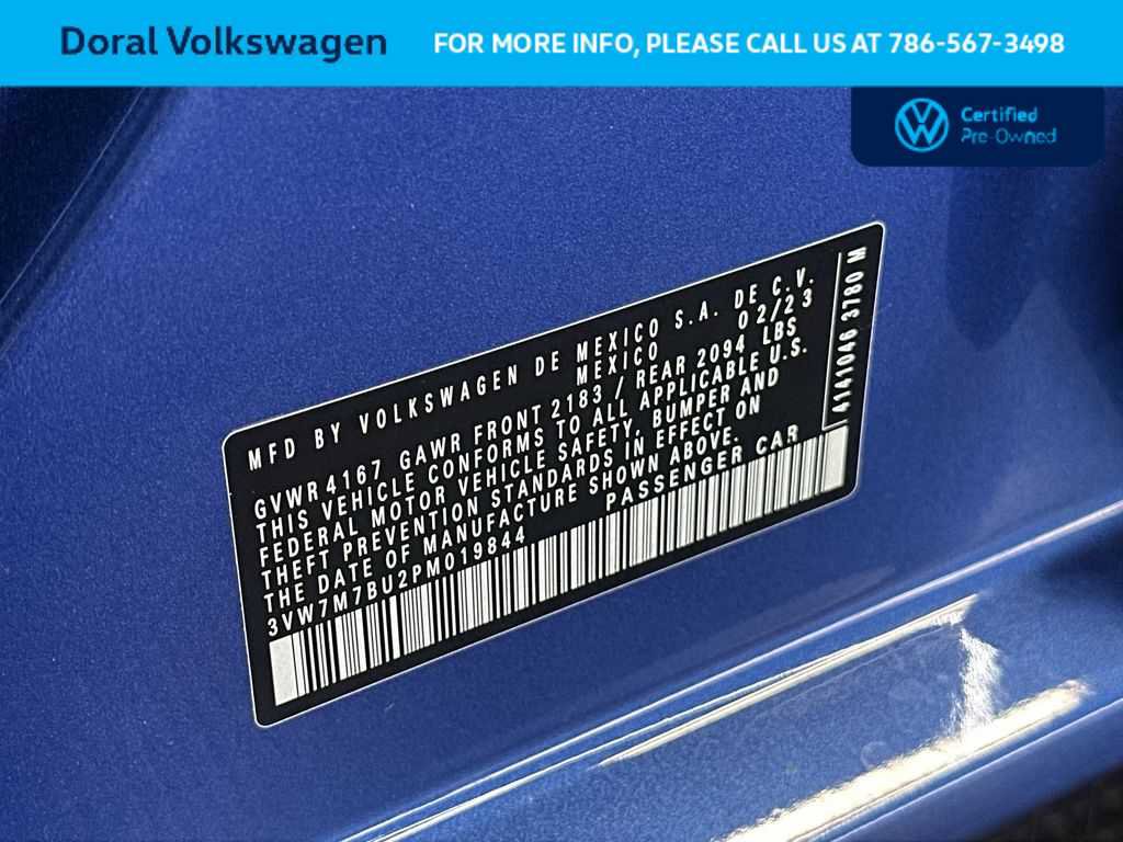 Certified 2023 Volkswagen Jetta SE w/ Panoramic Sunroof Package FWD image 29