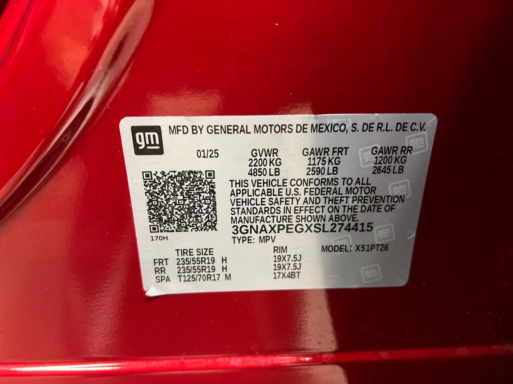 Certified 2025 Chevrolet Equinox LT w/ Convenience Package II AWD/4WD image 29