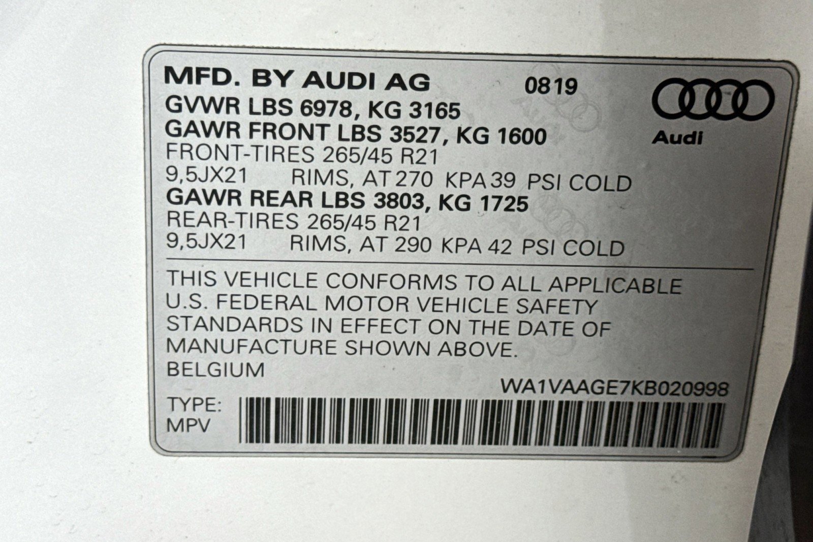 Used 2019 Audi e-tron Prestige w/ Prestige Package image 31