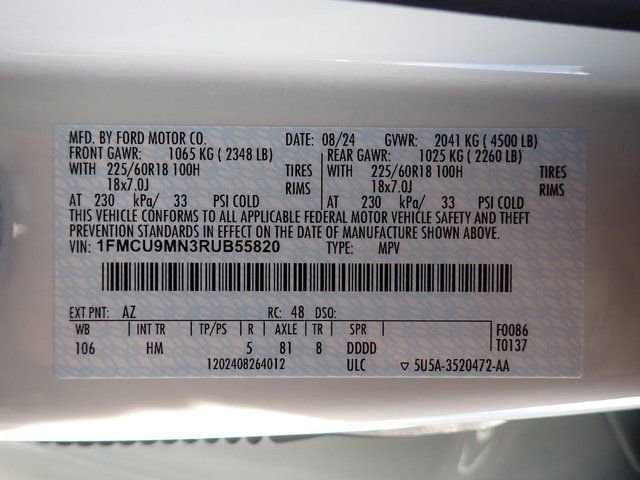Used 2024 Ford Escape ST-Line w/ Tech Pack #1 AWD/4WD image 22