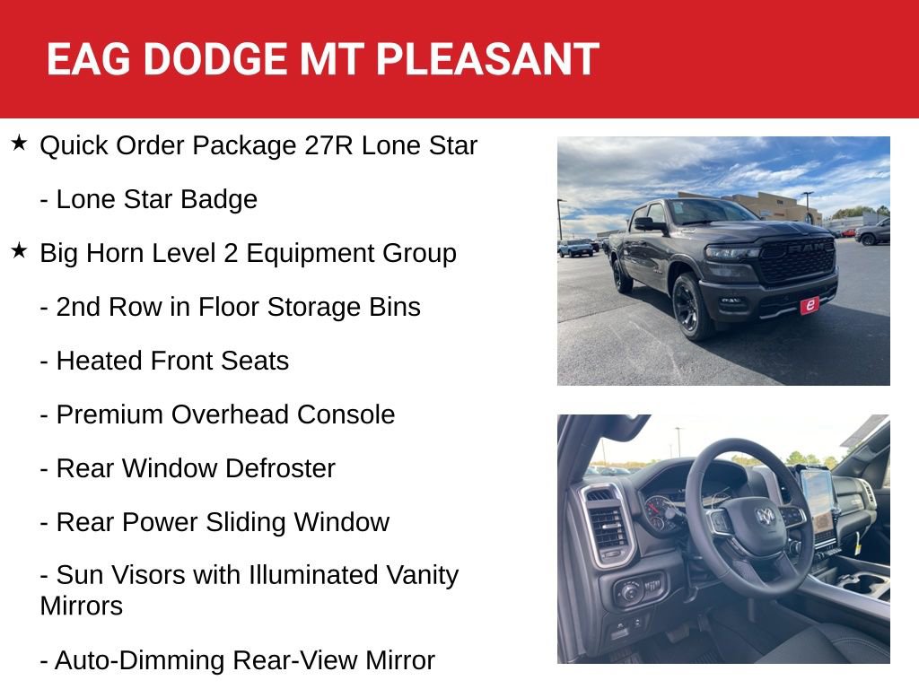New 2026 RAM 1500 Lone Star AWD/4WD image 4