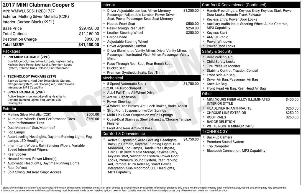 Used 2017 MINI Cooper Clubman S image 9