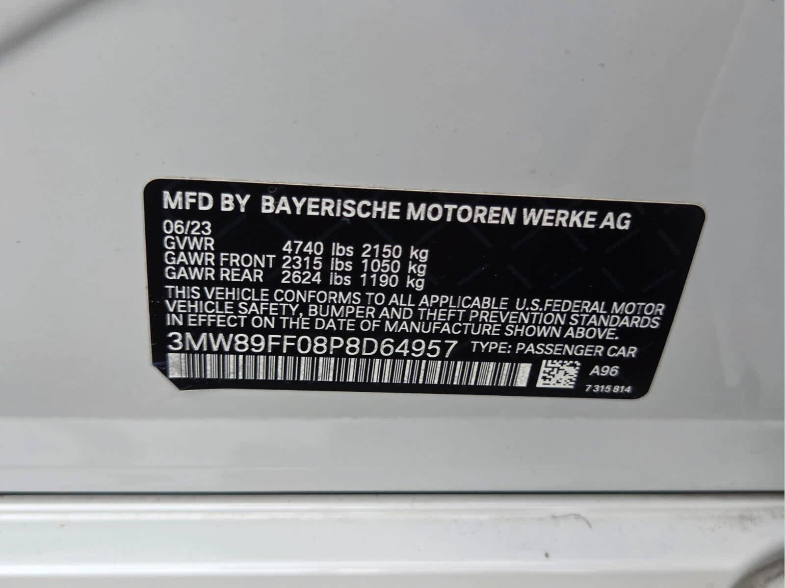 Certified 2023 BMW 330i xDrive Sedan w/ Parking Assistance Package AWD/4WD image 21