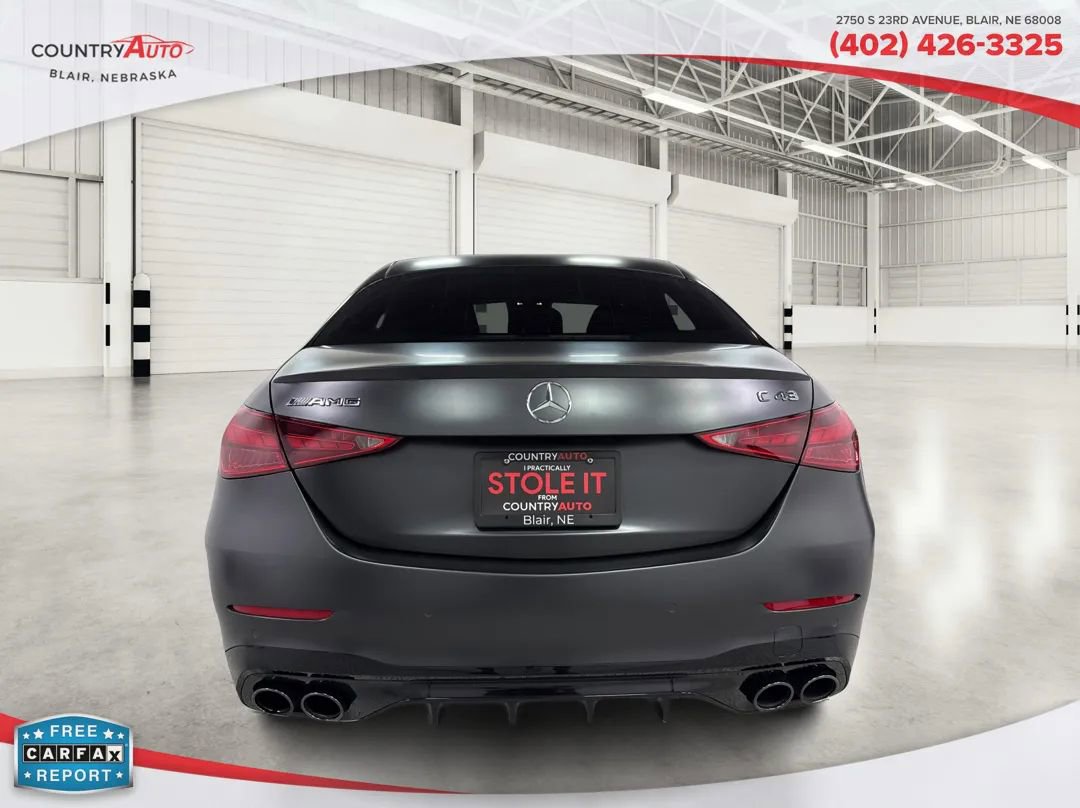 Used 2024 Mercedes-Benz C 43 AMG 4MATIC Sedan image 4