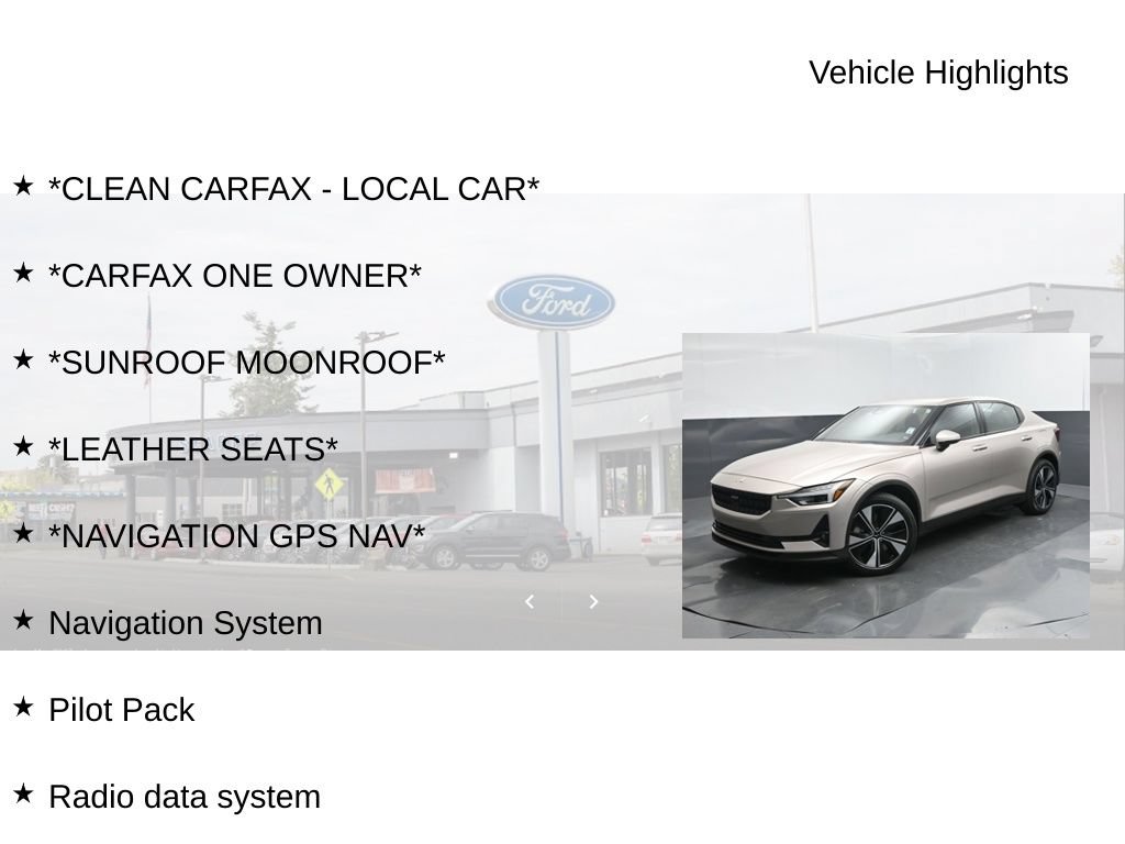 Used 2023 Polestar Polestar 2 w/ Pilot Pack AWD/4WD image 9