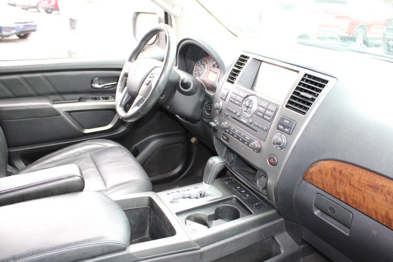 Used 2015 Nissan Armada Platinum w/ 2nd Row Captain Seat Package image 12