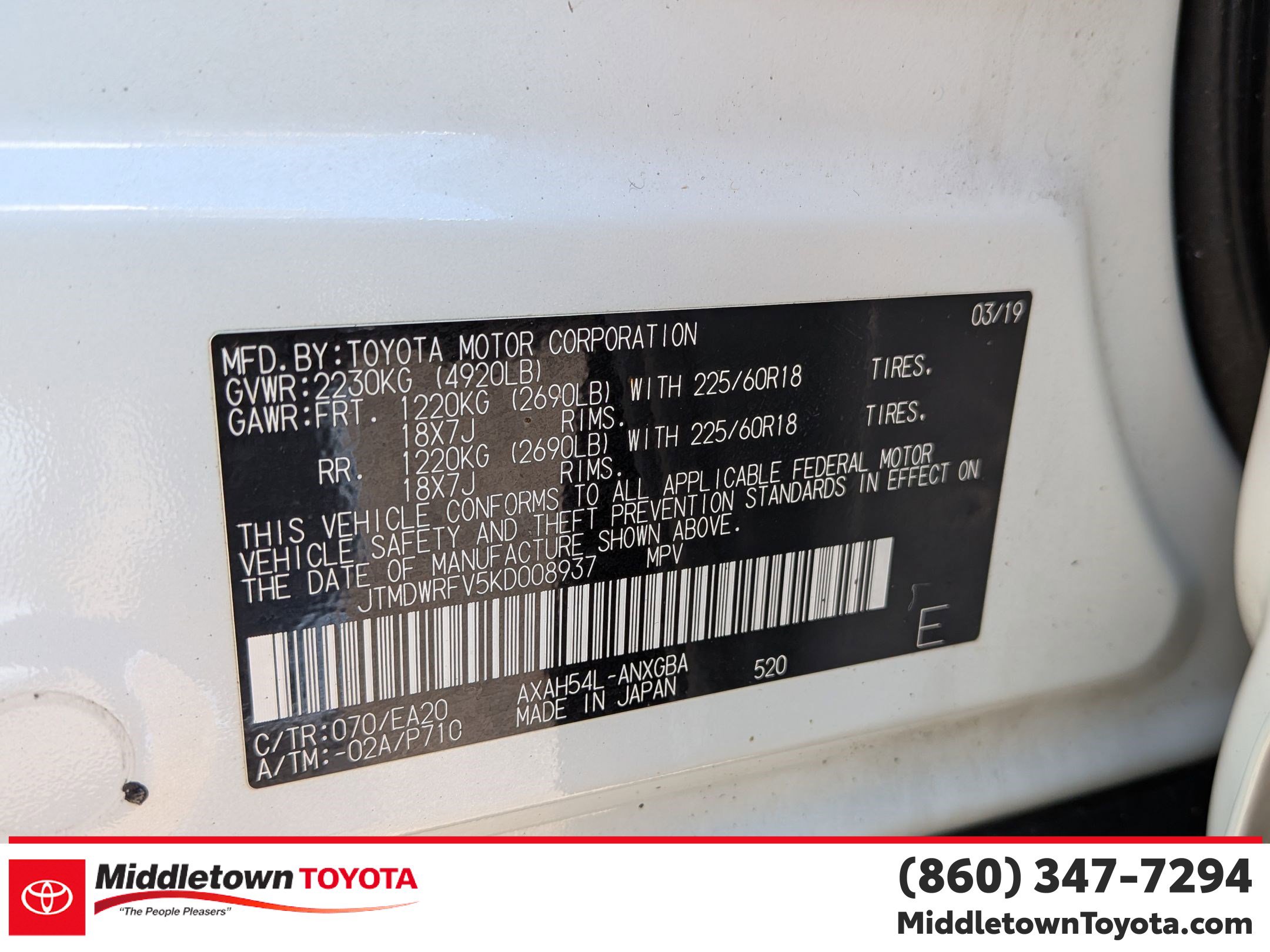 Used 2019 Toyota RAV4 Limited w/ Limited Grade Weather Package AWD/4WD image 41