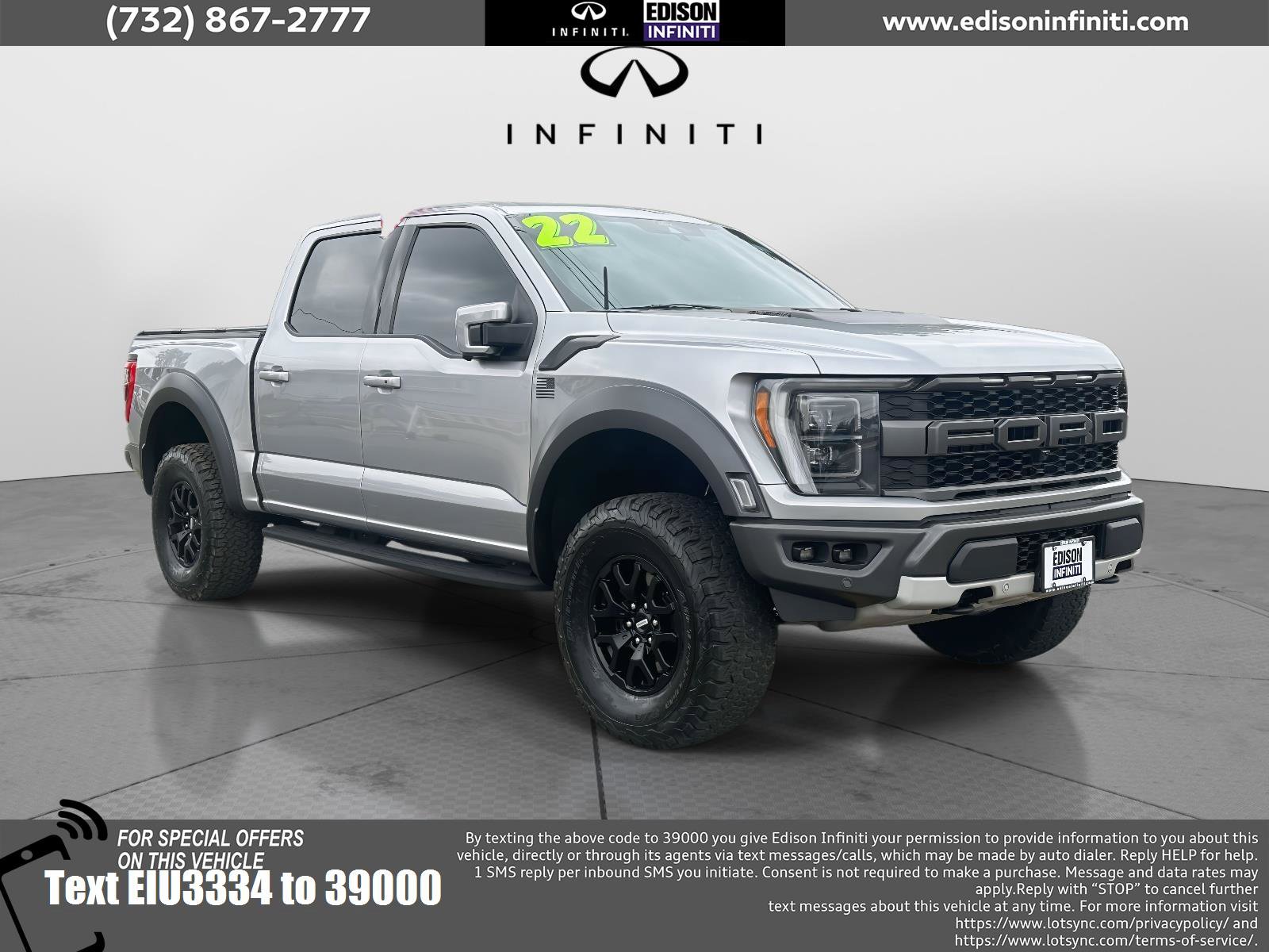 Used 2022 Ford F150 Raptor w/ Equipment Group 801A High