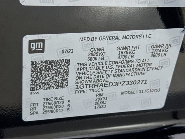 Used 2023 GMC Sierra 1500 Pro w/ Graphite Edition RWD image 31