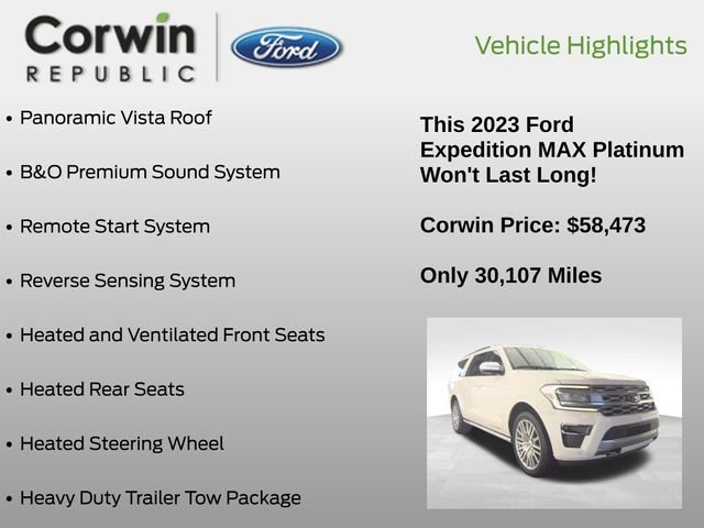 Used 2023 Ford Expedition Max Platinum image 7