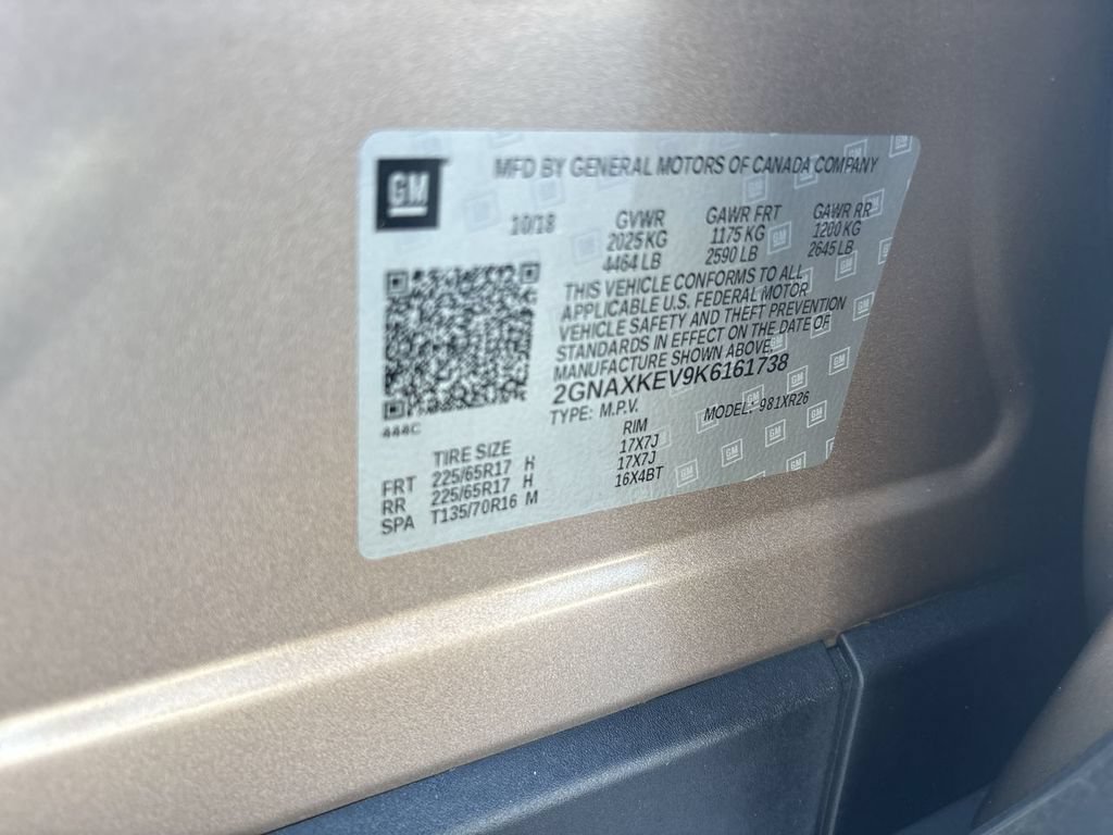 Certified 2019 Chevrolet Equinox LT FWD image 31