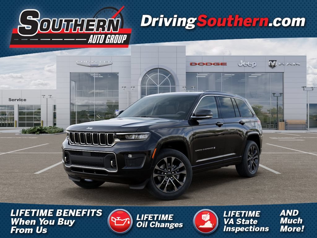 New 2025 Jeep Grand Cherokee Overland w/ Adv Protech Group III AWD/4WD 360° Tour