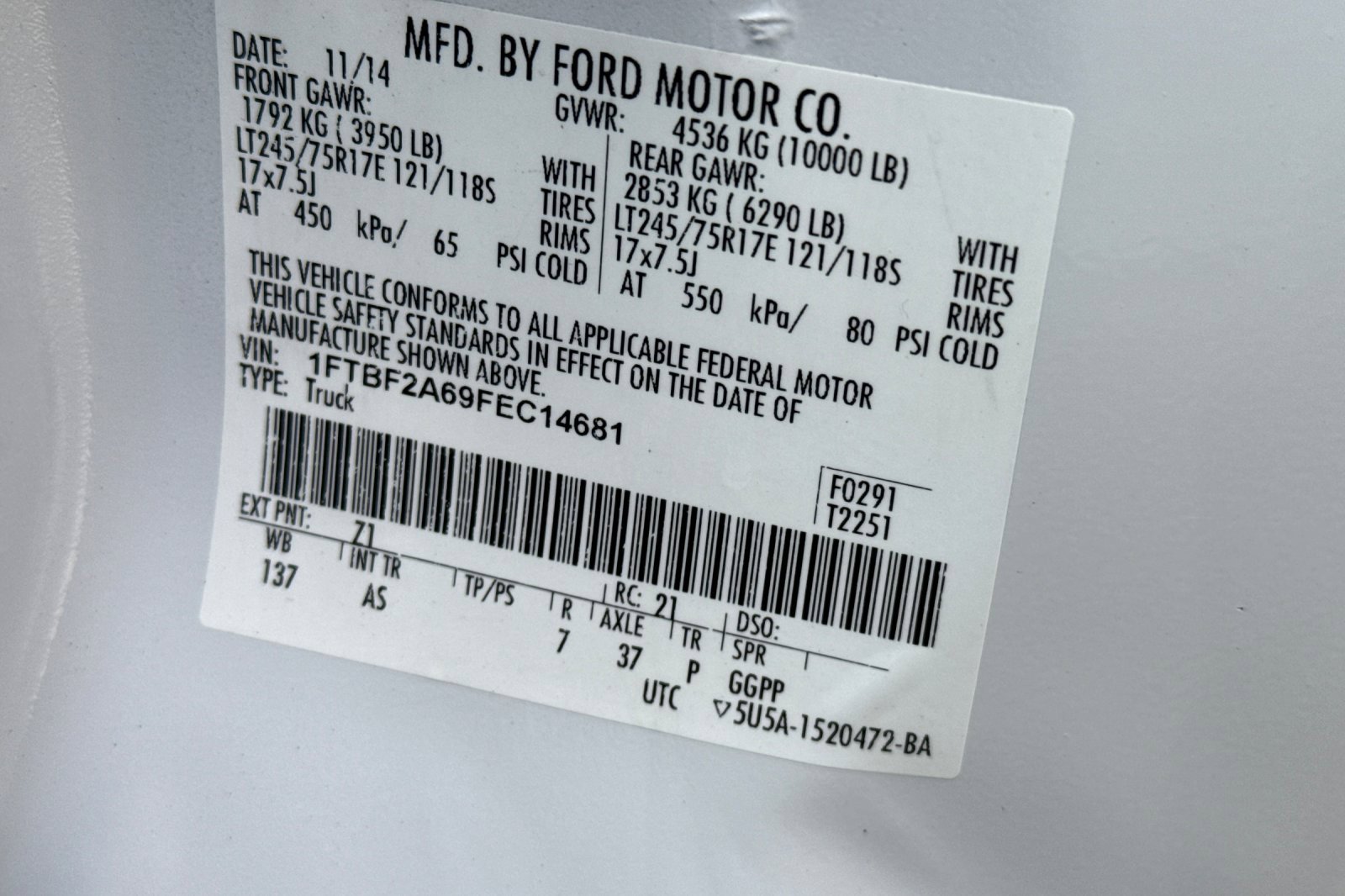 Used 2015 Ford F250 XL RWD image 29