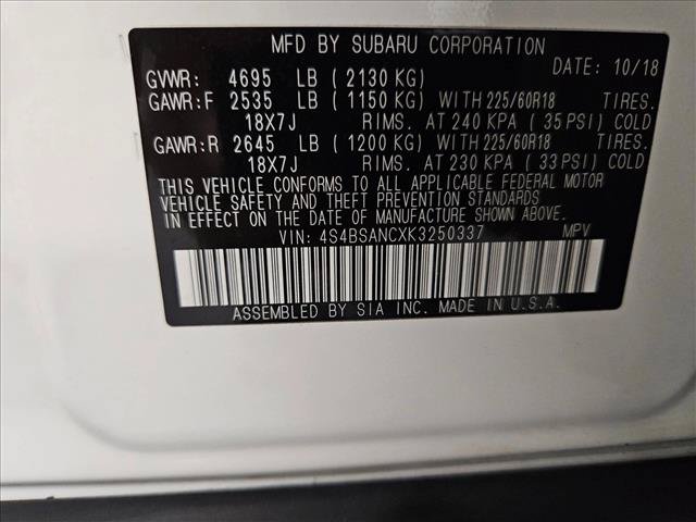 Used 2019 Subaru Outback 2.5i Limited AWD/4WD image 24