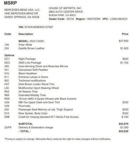 Certified 2022 Mercedes-Benz C 300 Coupe image 4