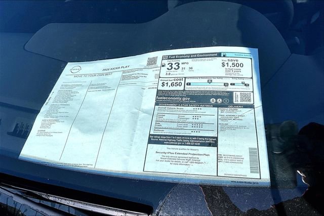 New 2025 Nissan Kicks Play S image 14