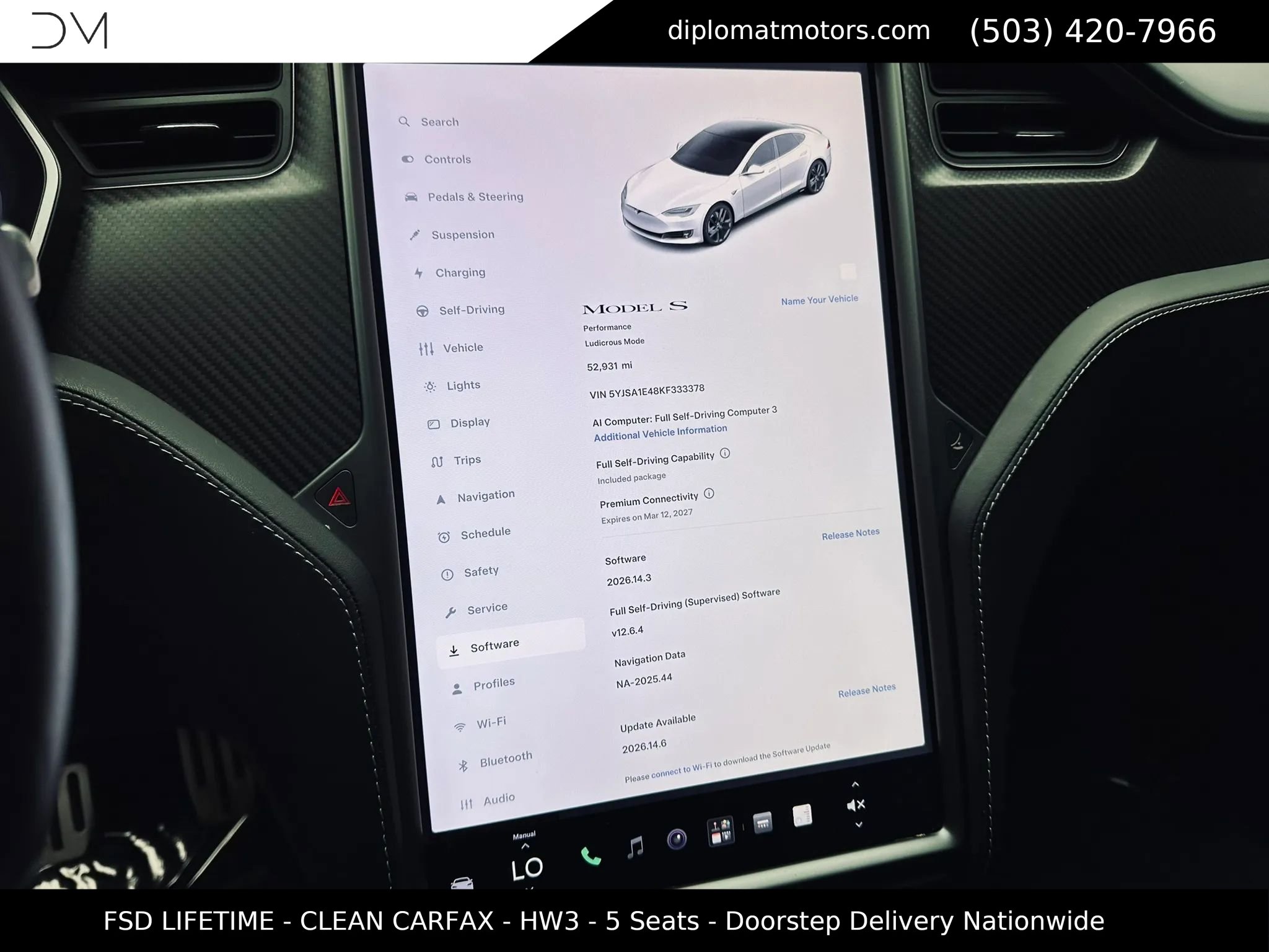 Used 2019 Tesla Model S Performance AWD/4WD image 34