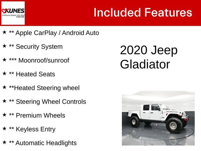 Used 2020 Jeep Gladiator Rubicon AWD/4WD image 4