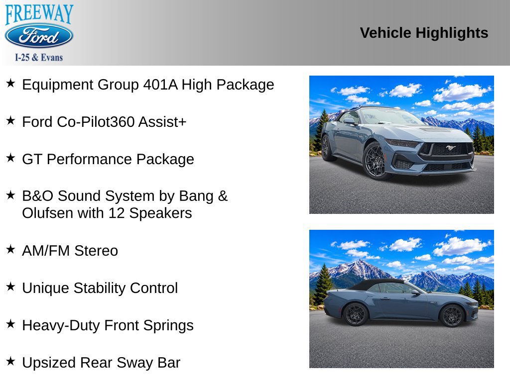 Used 2026 Ford Mustang GT Premium w/ GT Performance Package RWD image 2