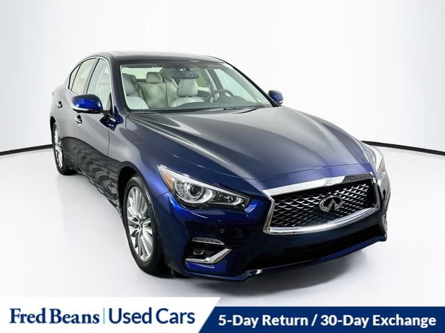 Used 2023 INFINITI Q50 Luxe w/ Cargo Package AWD/4WD image 1