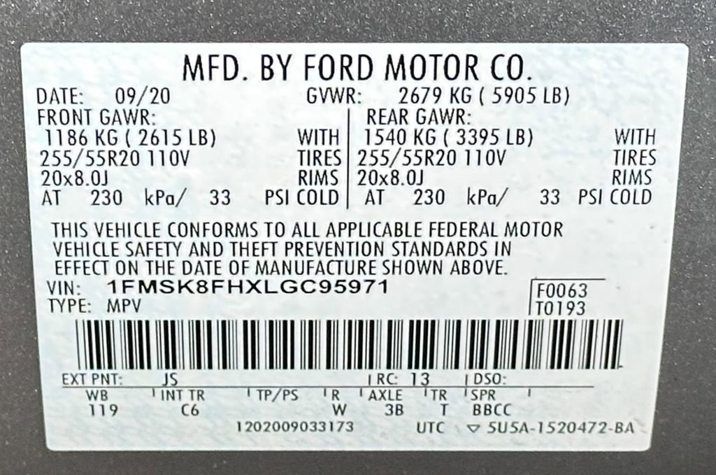 Used 2020 Ford Explorer Limited image 60