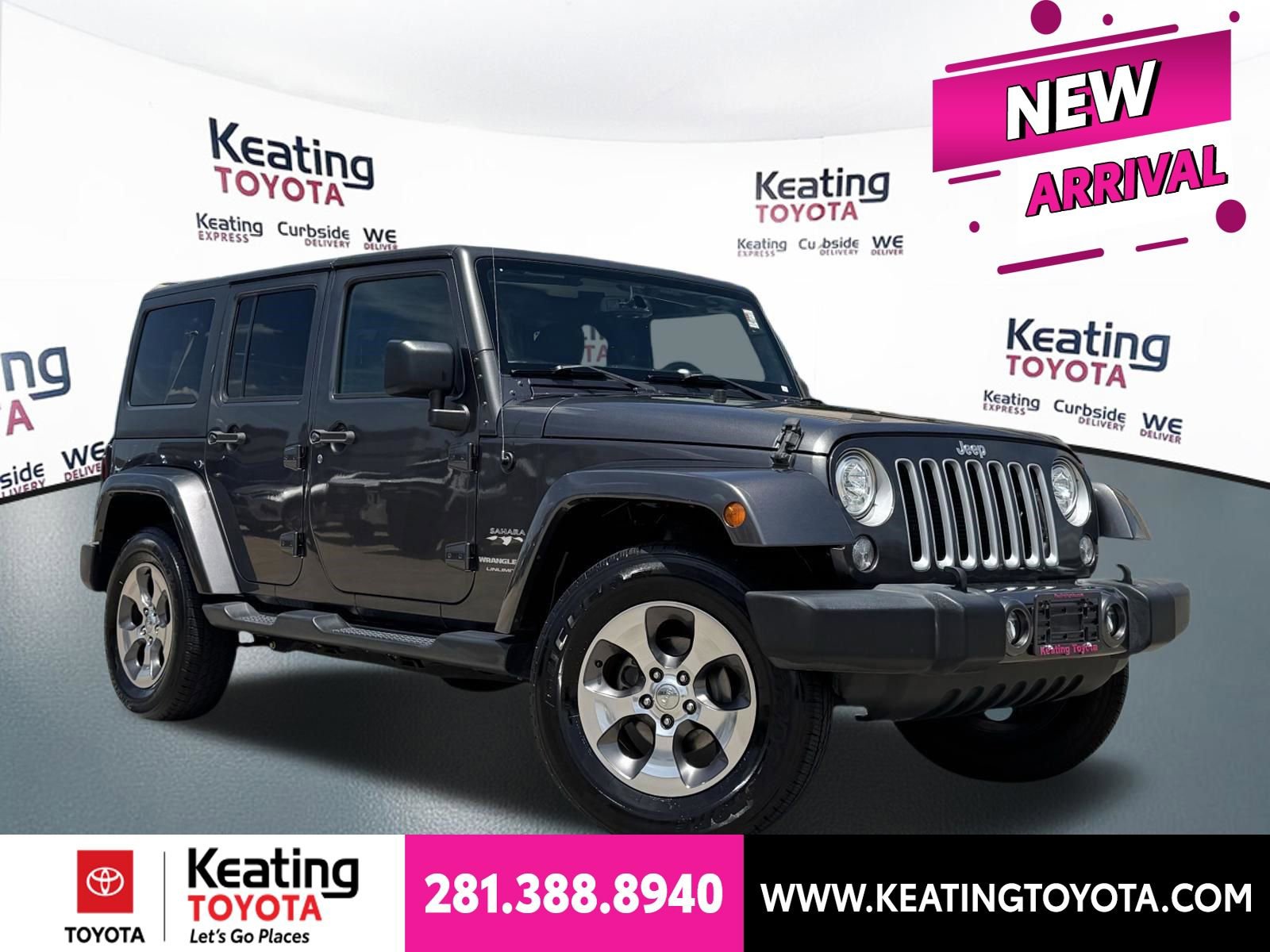Used 2018 Jeep Wrangler Unlimited Sahara w/ Connectivity Group AWD/4WD image 1