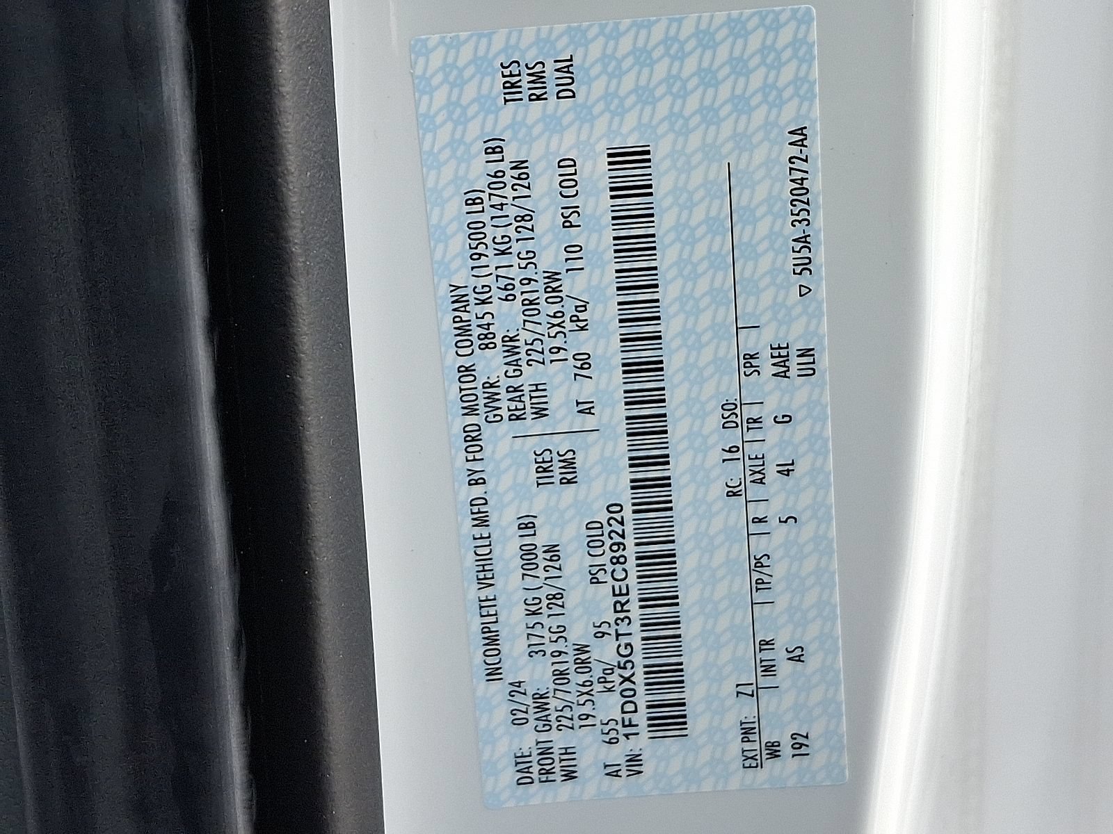 New 2024 Ford F550 2WD SuperCab Super Duty image 15