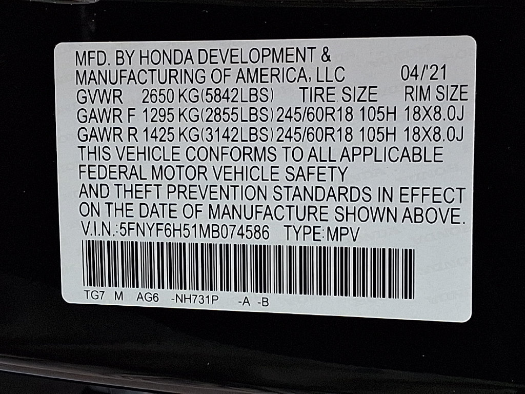 Used 2021 Honda Pilot EX-L image 29