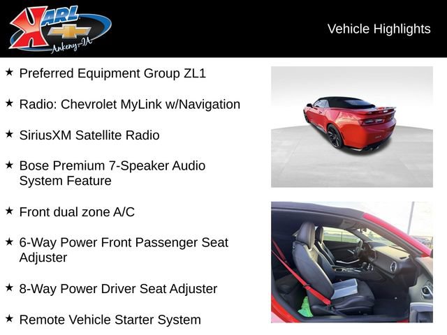 Used 2018 Chevrolet Camaro ZL1 image 2