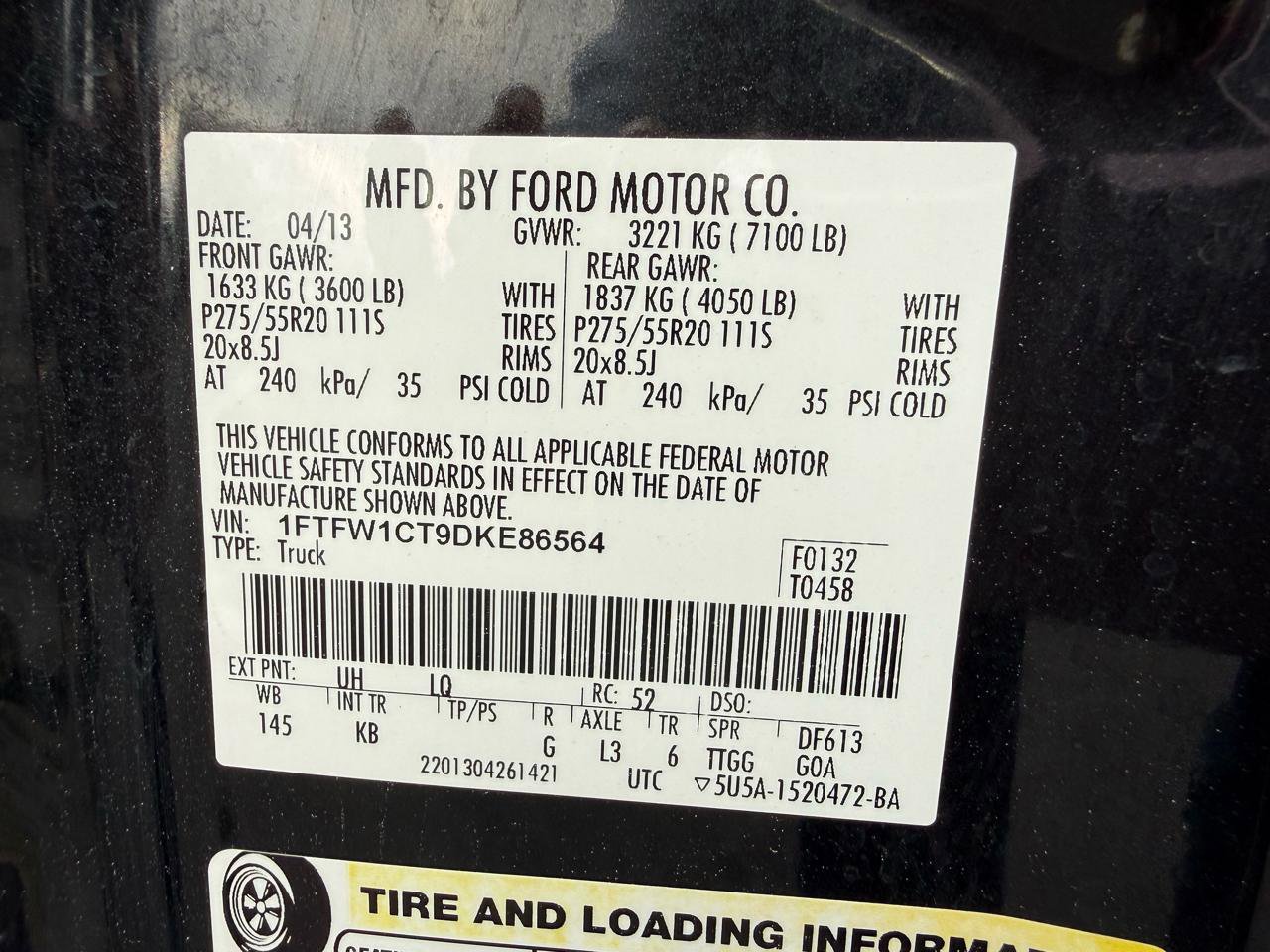 Used 2013 Ford F150 King Ranch w/ King Ranch Luxury Pkg RWD image 43