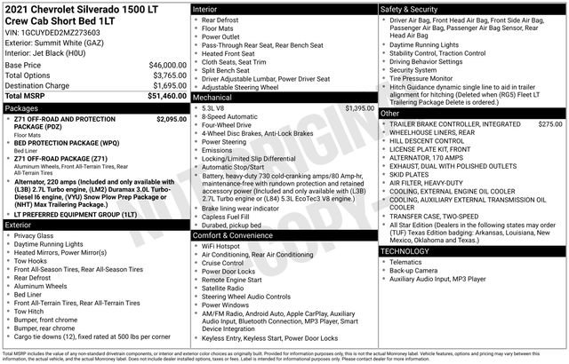 Used 2021 Chevrolet Silverado 1500 LT AWD/4WD image 9