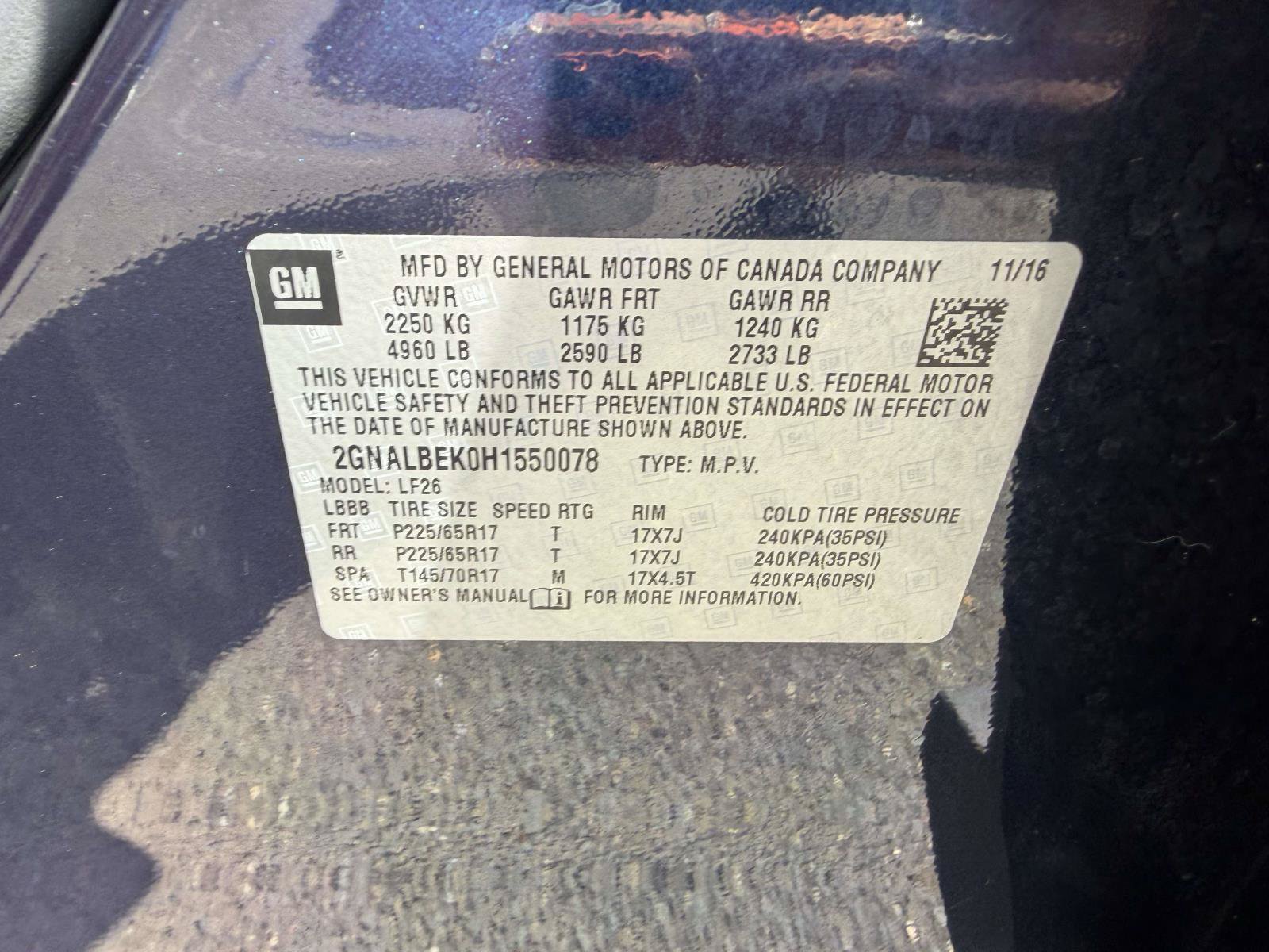 Used 2017 Chevrolet Equinox LS FWD image 15