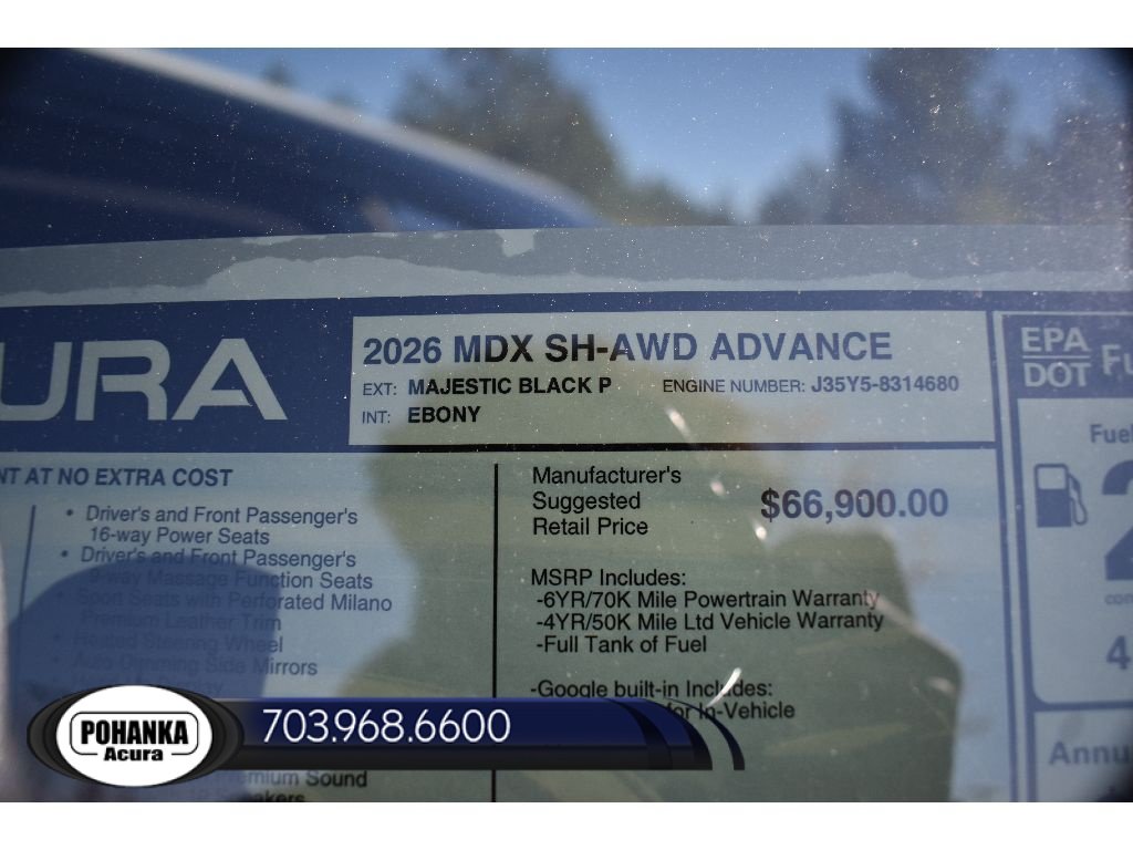 New 2026 Acura MDX w/ Advance Package AWD/4WD image 40