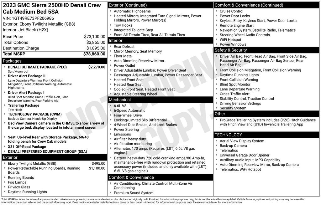 Used 2023 GMC Sierra 2500 Denali w/ Denali Ultimate Package image 5