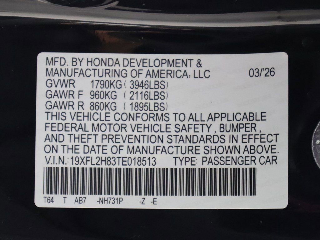 New 2026 Honda Civic Sport image 25