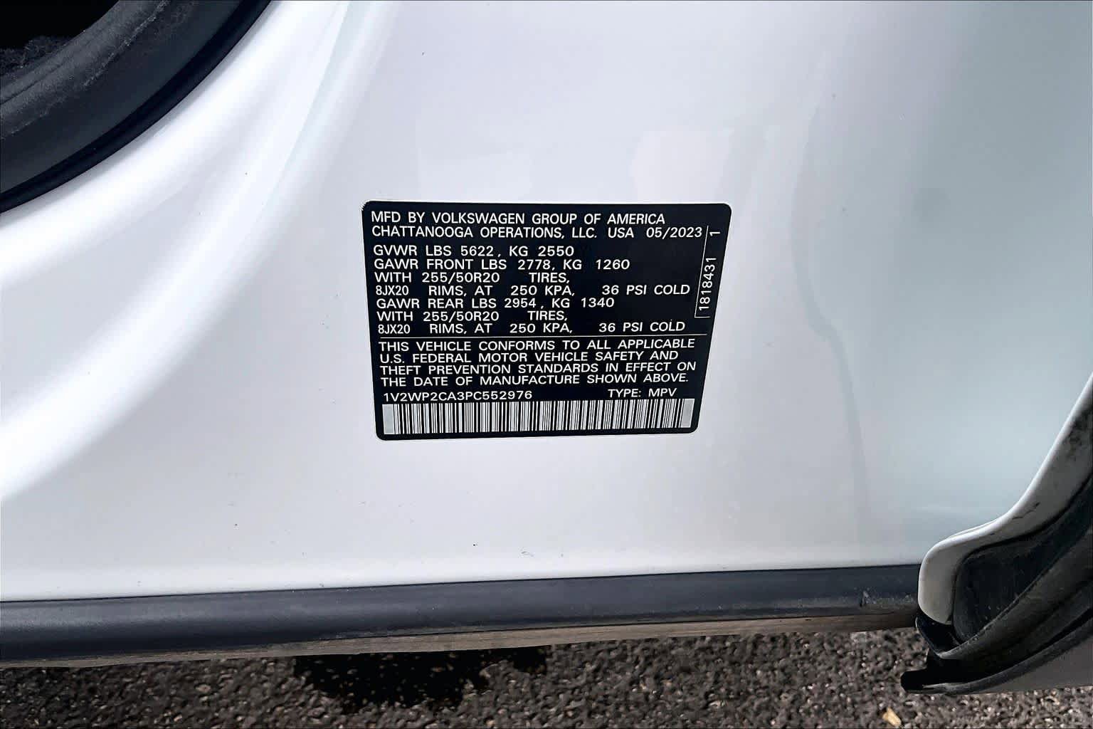 Certified 2023 Volkswagen Atlas SE FWD image 34