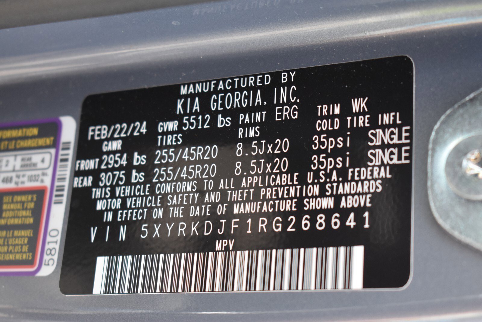 Used 2024 Kia Sorento SX Prestige w/ Olive Brown Leather Package AWD/4WD image 15