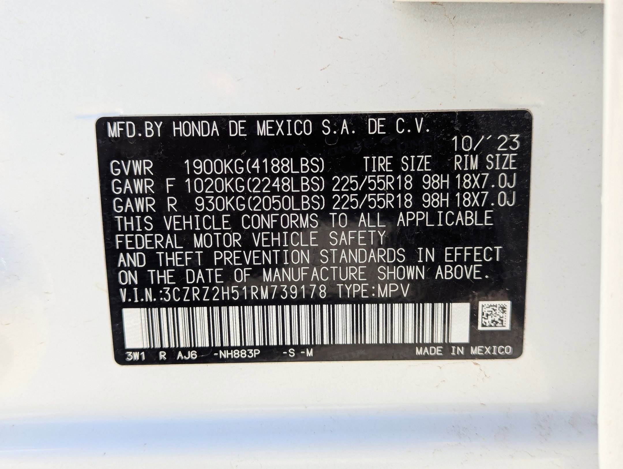 Used 2024 Honda HR-V Sport image 33